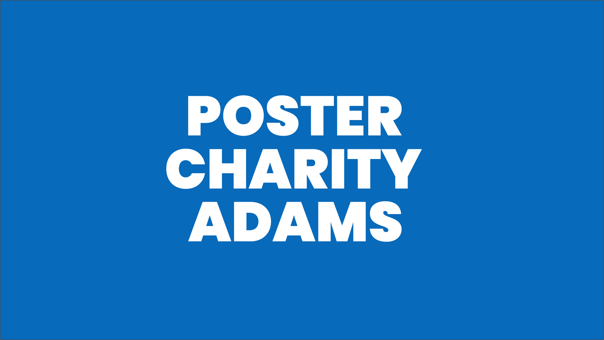 Poster Charity Adams